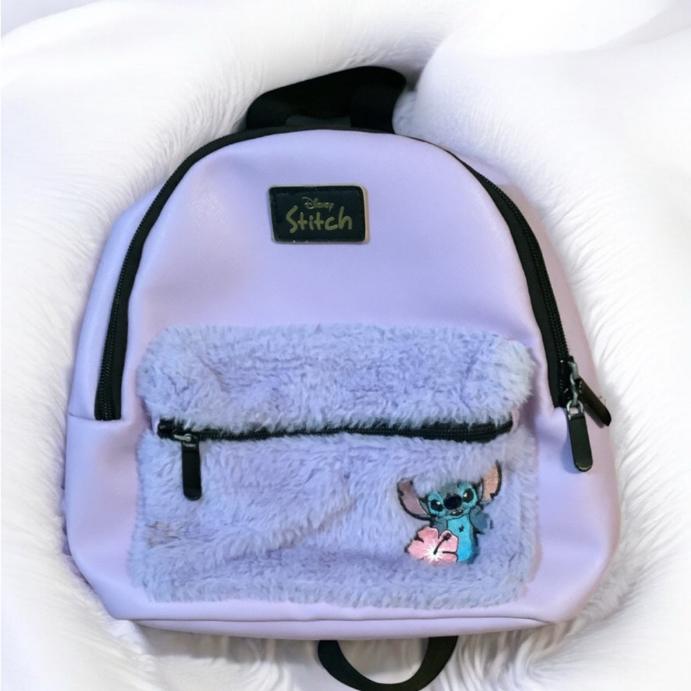 Disney Lilo & Stitch Women's Mini Backpack Purple - Picture 5 of 11